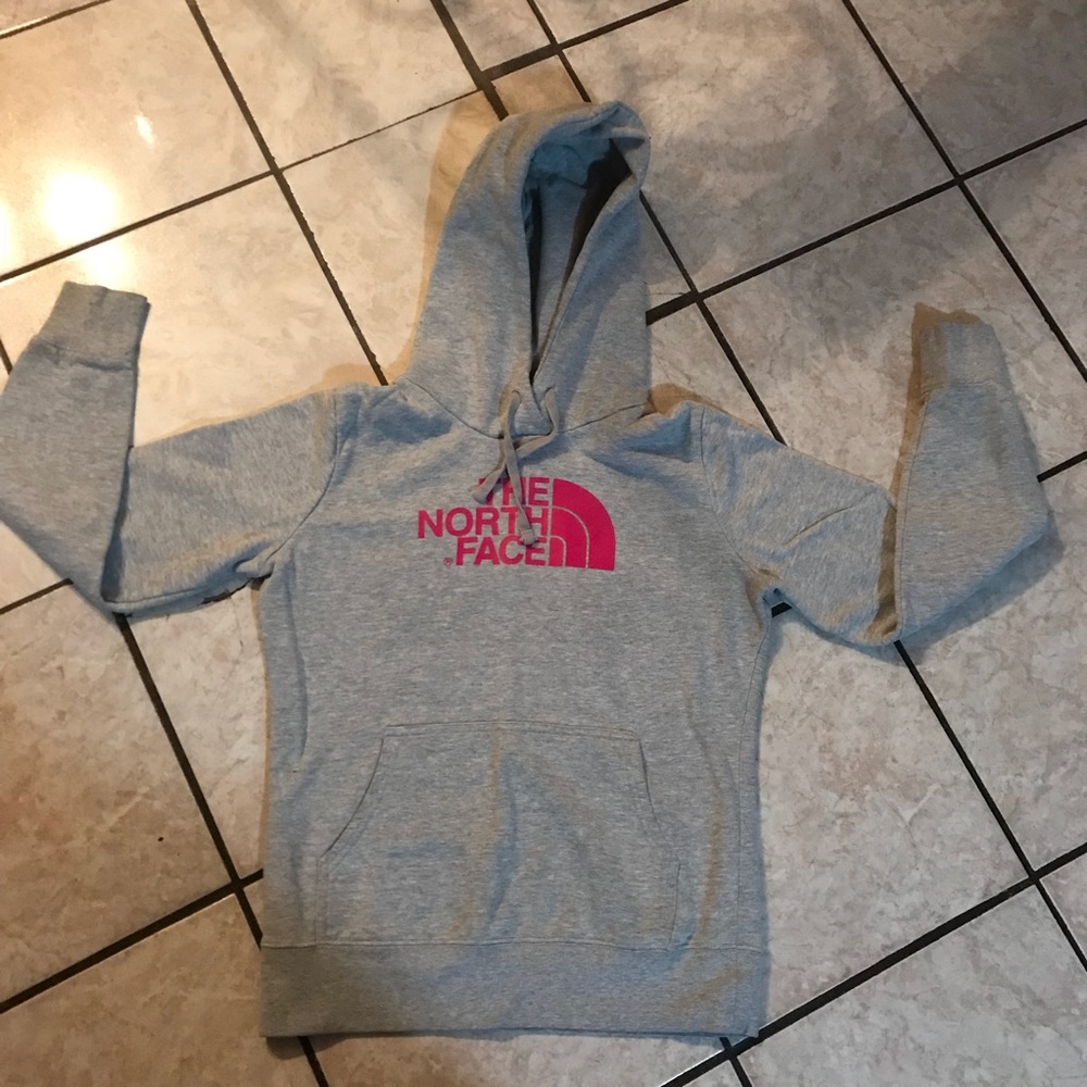 The North Face gray hoodie